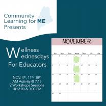 November Wellness Wednesdays for Educators